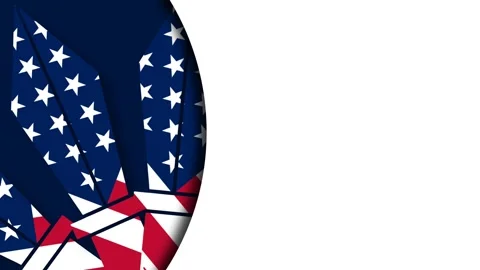 American Flag Patriotic Background for Constitution Day and Citizenship Day.. Stock Footage 343258797