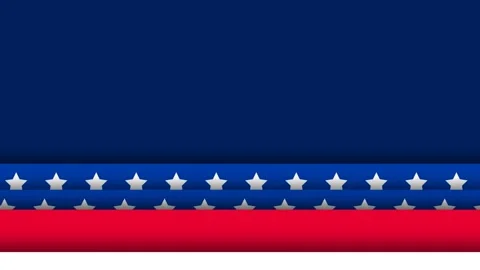 American Flag Patriotic Background Loop for Labor Day and Memorial Day Cele.. Stock Footage 341675803