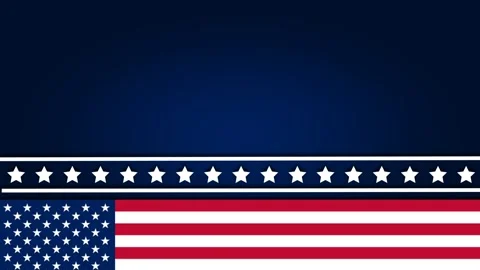 American Flag Patriotic Background Loop for First Responders Day Tribute. Stock Footage 341797802