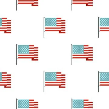 American flag pattern seamless Stockillustratie