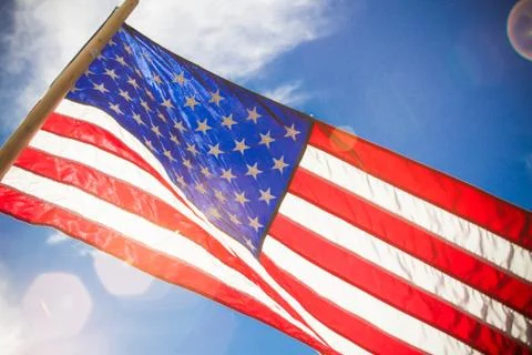AMERICAN FLAG Stock Photos