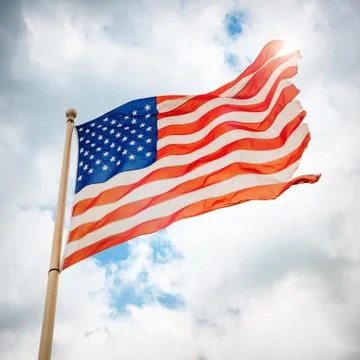 American flag Stock Photos