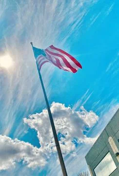 American flag💙 Stock Photos