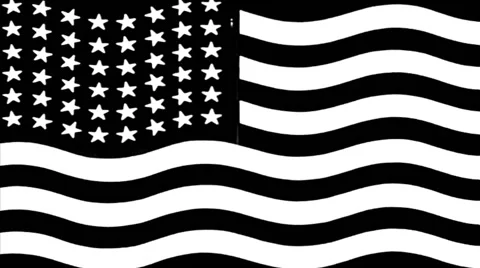 American Flag Retro animation Stock-Footage 55967015