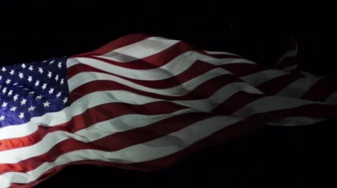 American Flag in Slow motion. 库存影片 50177945