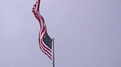 American Flag, Slow Motion 스톡 동영상 52351235