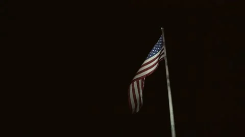 American Flag Slow Motion Video stock 149618285