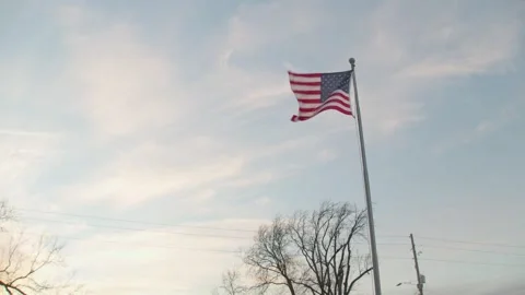 American Flag Slow motion. Stock Footage 170193310