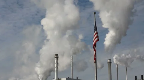 American Flag Smoke 2 Video stock 45591907