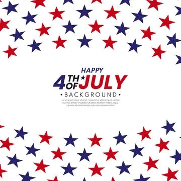 American flag star pattern background. 4th of July celebration concept. USA.. 스톡 일러스트