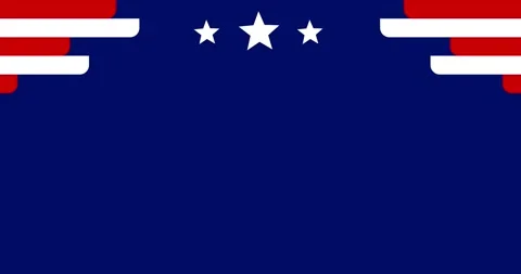 American flag theme copy space animation Video stock 337417545