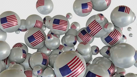 American Flag Translate Stock Footage 211153733