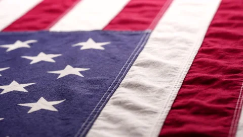 American Flag, USA Flag Background. Dolly shot flag of United States of America Stock Footage 221673019