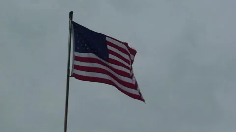 American Flag USA Video stock 49013082