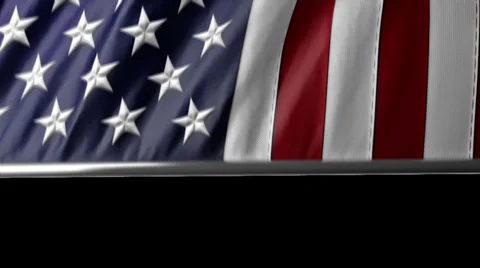 American Flag to use as a transition element. Stock Footage 30464192