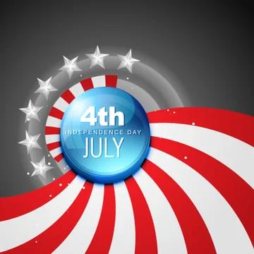 American flag vector Stock Illustration