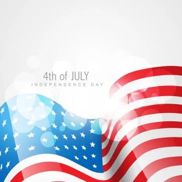 American flag vector Stock Illustration