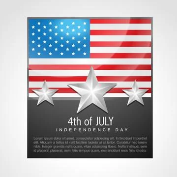 American flag vector Stock Illustration