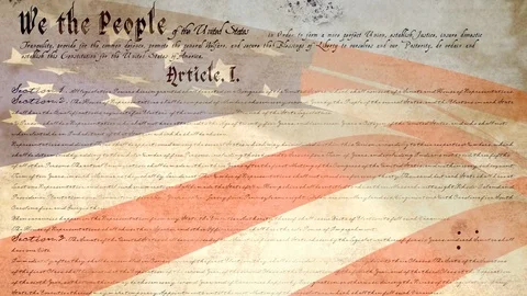 American flag video Stock Footage 99782032