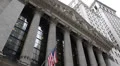 American Flag, Wall Street New York Stock Exchange, Financial District US Market HD Footage