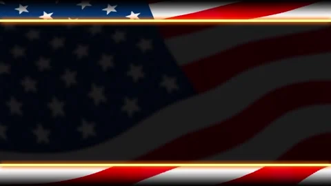 American flag waving background Stock Footage 286183019