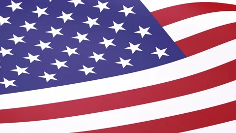 American flag waving Stock Footage 133230053