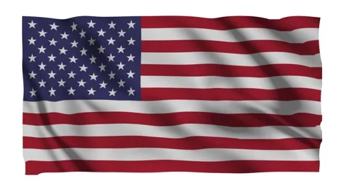 American Flag Waving Vídeo Stock 143096047
