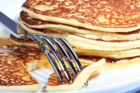 American flapjacks Stock Photos