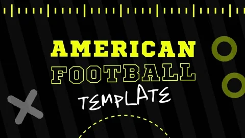 American Football Intro Stock After Effects