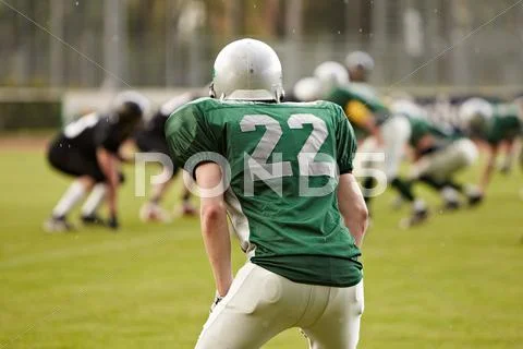 American football Stock Photos