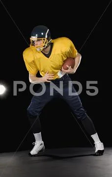 An American football player Stock Photos