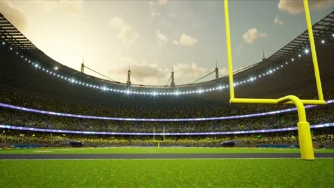 Football Stadium Background Crowd Stock Footage ~ Royalty Free Stock Videos  | Pond5