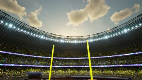 Football Stadium Background Crowd Stock Footage ~ Royalty Free Stock Videos  | Pond5