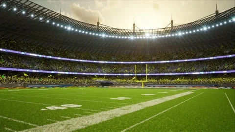 Football Stadium Background Crowd Stock Footage ~ Royalty Free Stock Videos  | Pond5