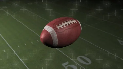 American Football Touchdown Stock Footage