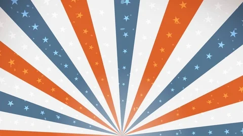 American Fourth Of July Background Rotation Loop Stock-Footage 88670355