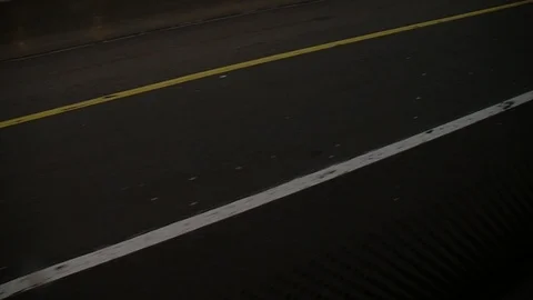 American highway from a double-decker Video stock 87051403