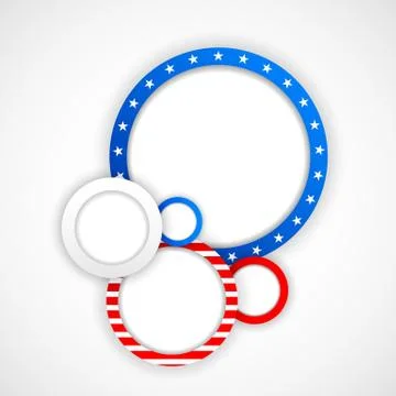 American Independence Day Stock Illustration