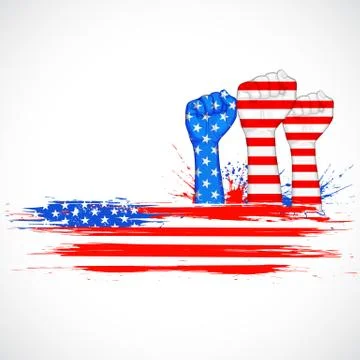 American Independence Day Stock Illustration