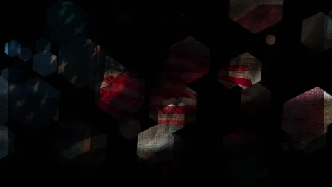 American Independence Day Motion Graphics Stock Footage 198600474