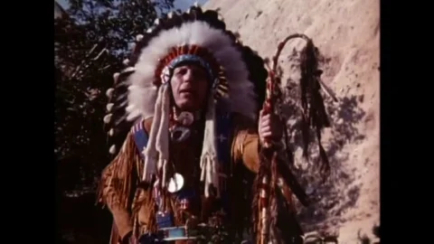 American Indian crafts. Video stock 106627113