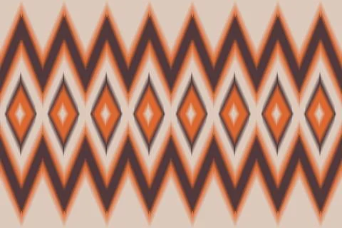 American indian ikat pattern  Stock Illustration