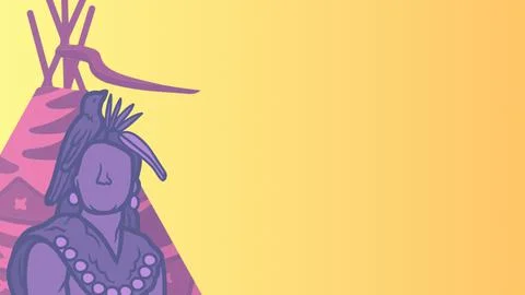 American indian Stock Illustration