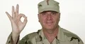 American Infantry Soldier Smile and Give Ok Sign Circle Round Hand Fingers 4k or 4k+ Resolution