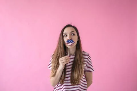 An American learning concept. Stock Photos