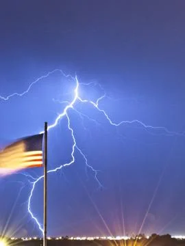 American Lightning Foto stock