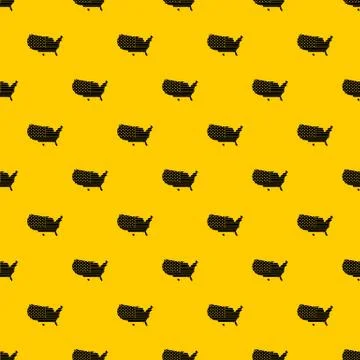 American map pattern vector Stock Illustration