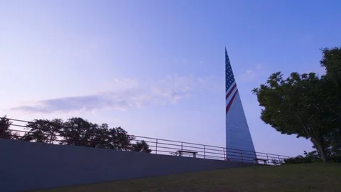 American Memorial Timelapse Stock Footage 79973254