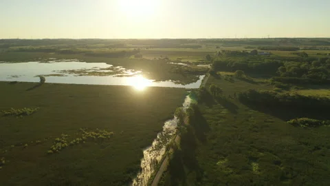 American Midwestern landscape Vidéo 136281791