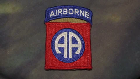American Military Patch Video stock 233683183